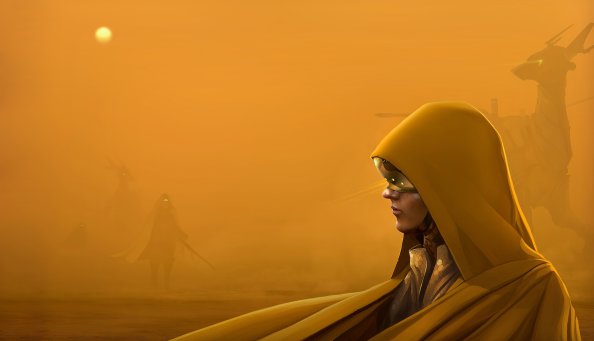 Sand Storm Girl In Hood 4k