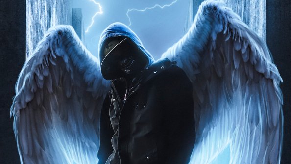 Hoodie Guy With Wings