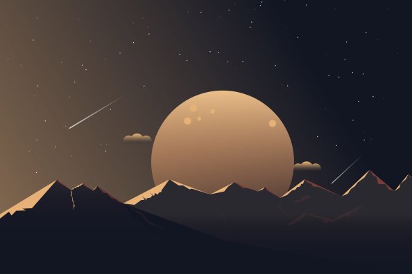 Moon Lights 4k Art