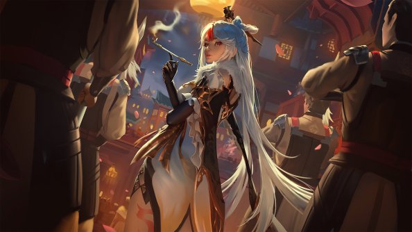 Ningguang From Genshin Impact 4k