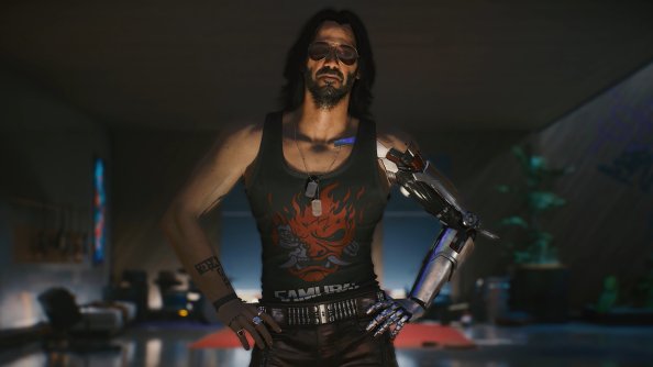 Keanu Reeves As Johnny Silverhand Cyberpunk 2077