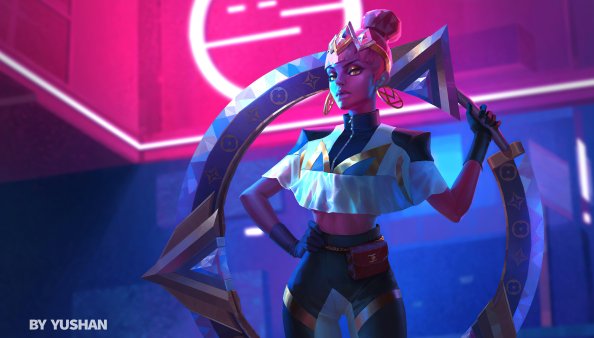 Qiyana Fan Art 4k