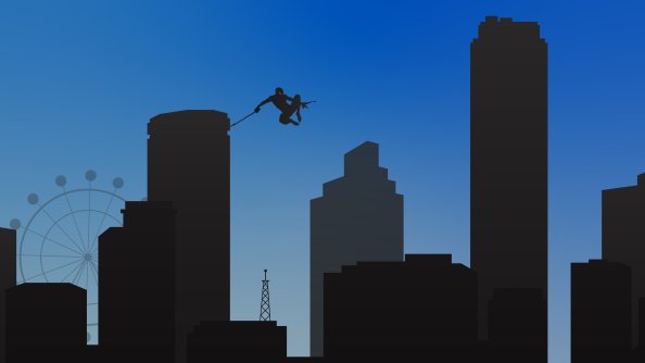 Spiderman In City Minimal 4k