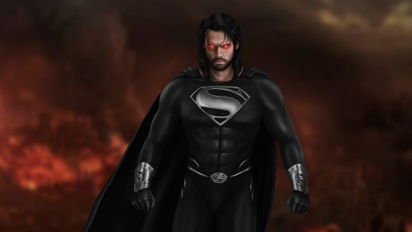 4k Black Superman