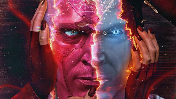 Vision Poster From Wanda Vision 5k