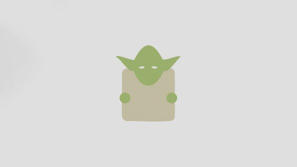 Yoda Star Wars Minimal Doddle 5k
